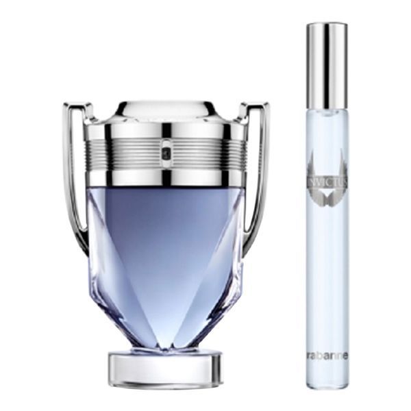 Rabanne Invictus парфюмированный набор для мужчин (edt 50ml+edt 10ml) 3349668656592 фото