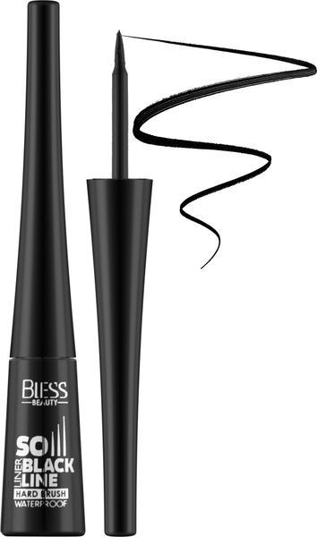 Підводка для очей з твердим пензликом Bless Beauty So Black Line Hard Brush Eyeliner 5910960012010 фото
