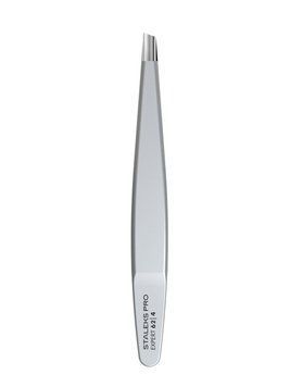 Пінцет для брів Staleks Pro Expert 62 Type 4, вузький скошений (4820121595218) TE-62/4 фото