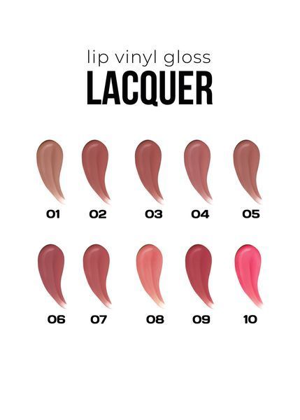 Блиск для губ Bless Beauty Lacquer Lip Vinyl Gloss №02 5900960022027 фото