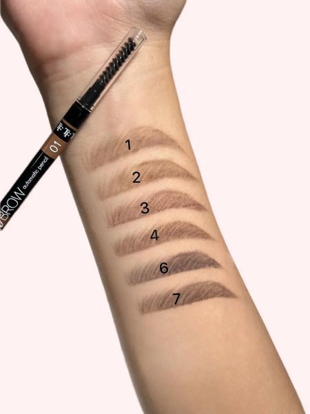 Механический карандаш для бровей TF Cosmetics Art Brow U-18 №04 Grey Brown (Серо-коричневый) U-18-04 фото