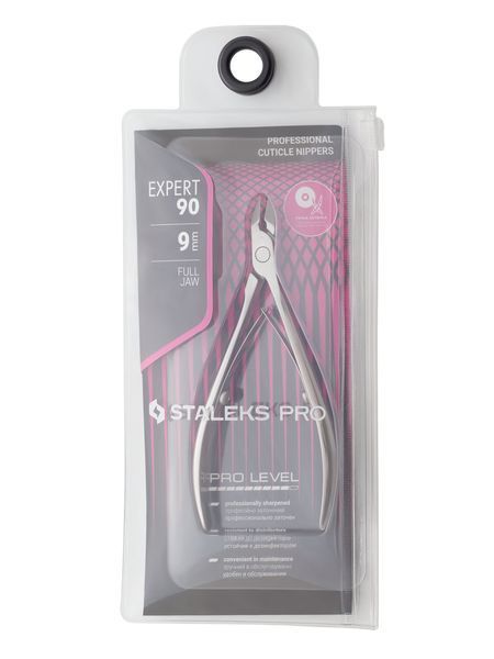 Кусачки для кутикули професійні Staleks Pro Expert 90 9 мм (4820121599377) NE-90-9 фото