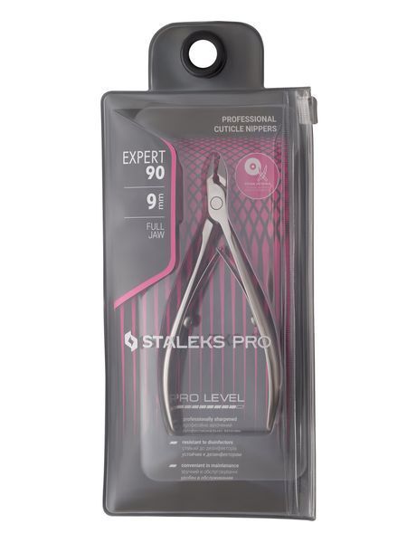 Кусачки для кутикули професійні Staleks Pro Expert 90 9 мм (4820121599377) NE-90-9 фото