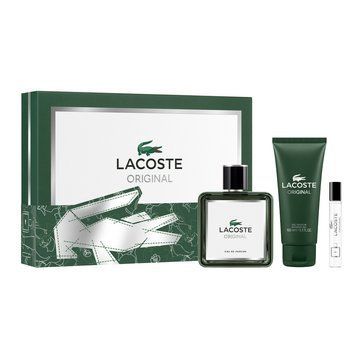 Lacoste Original парфумований набір для чоловіків (edp 100ml+edp 7.5ml+sh/gel 100ml) 3386460150125 фото