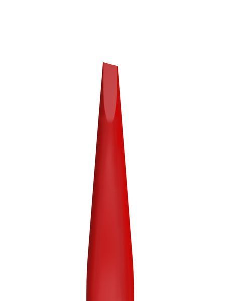 Пінцет для брів Staleks Pro Expert 11 Type 4 Red, вузький скошений (4820241063192) TE-11/4r фото