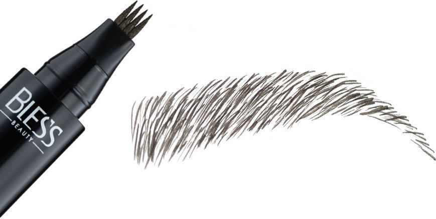 Маркер для брів Bless Beauty Wow Tattoo Brow Pen №3 Graphite 5910960031035 фото