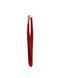 Пінцет для брів Staleks Pro Expert 11 Type 3 Red, широкий скошений (4820241063208) TE-11/3r фото 3