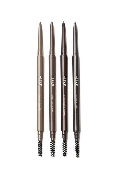 Механический карандаш для бровей со щеточкой Bless Beauty Microblading Brow Pencil №502 Choco Brown (Шоколадно-коричневый) 5900950025021 фото
