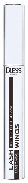 Туш для вій Bless Beauty Lash Wings 4D Effect Mascara, Brown 5900960017016 фото